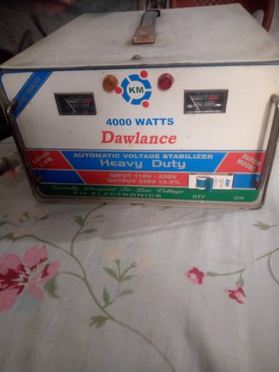 new condition 4000 wat company Dawlance
