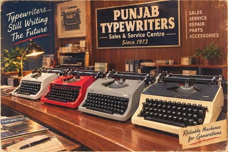 Typewriter with 6 month Warranty cover case box