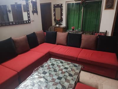 L shape large 7 seater