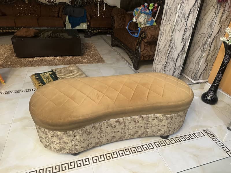 Mustard sofa set 1