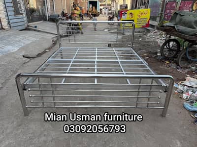 New Stainless Steel Double Bed//Non magnetic//steel Single bed/Bed set