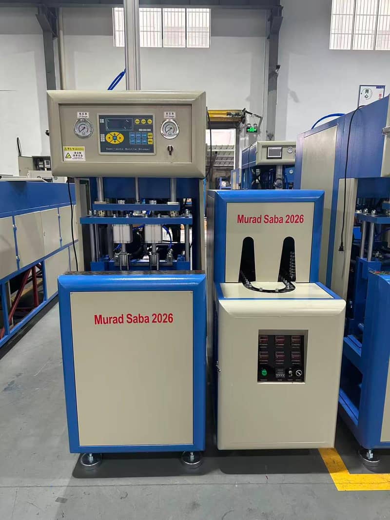 Pet blow machine semi automatic 10