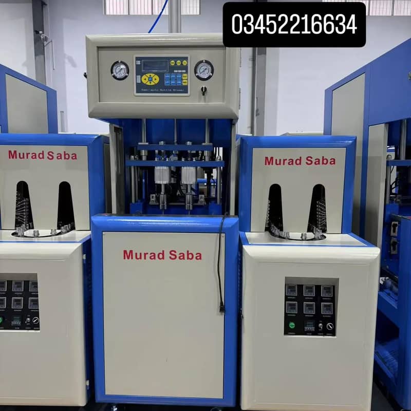 Pet blow machine semi automatic 19