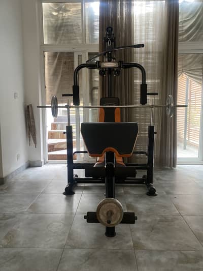 Bench Press & Back Pull Machine Home Gym Equipment
