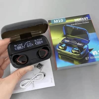 M10 Wireless Earbuds deliver clear sound with deep bass for listening
