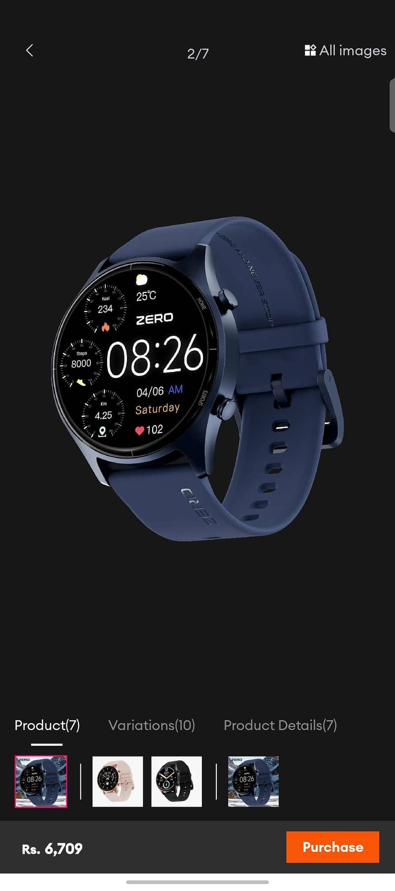ZERO ICON SMART WATCH 1