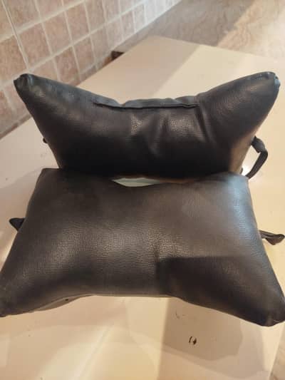 leather car back