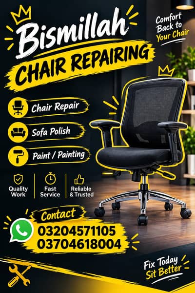 Office Chair Repair & Restoration | 24-Hour Service