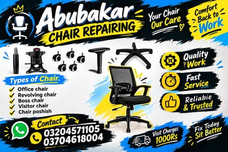 Chair Repair Services available in lahore