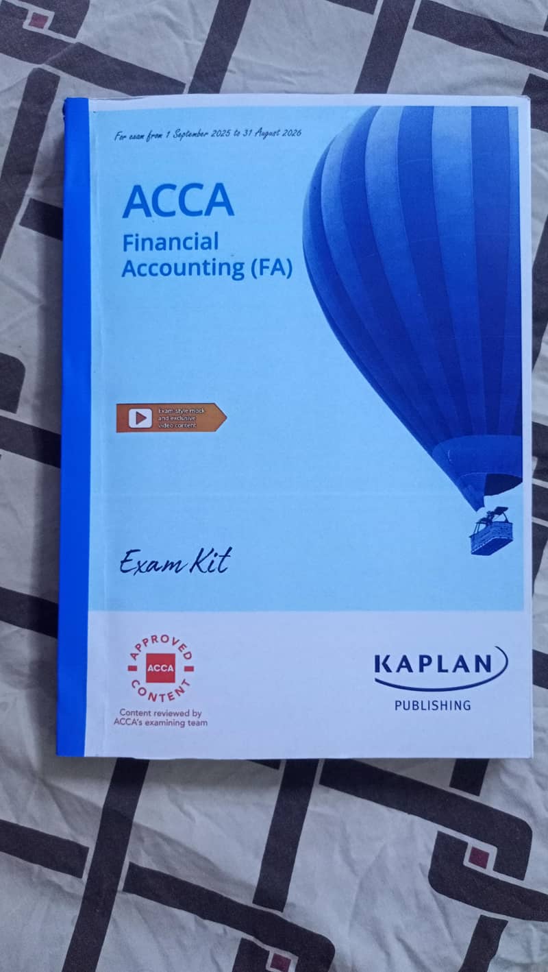 ACCA kaplan FA exam kit 0