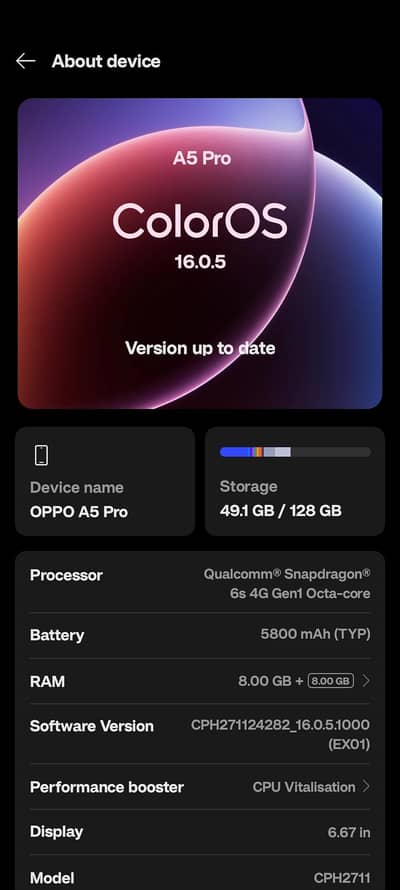 OPPO A5 Pro