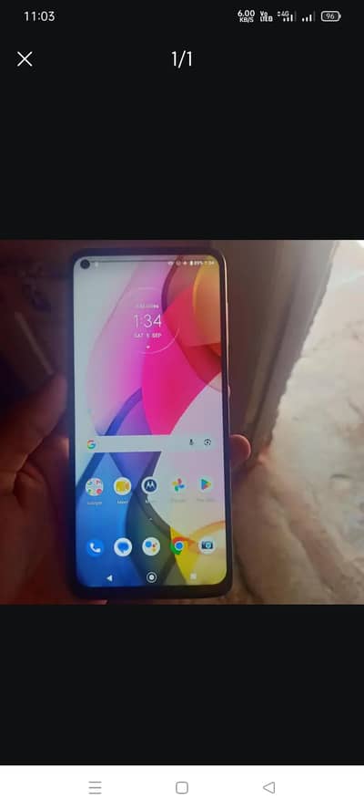 Motorola Moto 5g 2021 pta approved 8 128 me hai finger print work