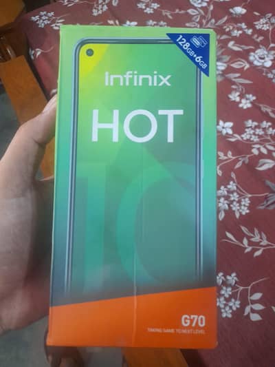 Infinix Hot 10 6/128 with Box and Adopter 03094746906