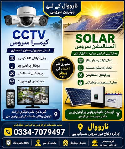 CCTV Camera Installation & Complaint Service Lahore