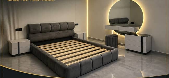 bed / wooden Bed / Double Bed / king bed / poshish bed / bed set