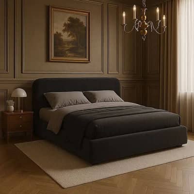 Bed Set/Double Bed/King Size Bed/Poshish Bed/Wooden Bed/Bubble Bed Se