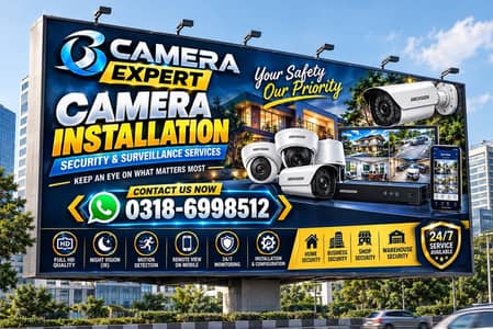 CCTV Camera Installation | HD Cameras | 24/7 Security