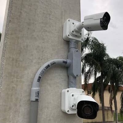 professional cctv camera installation service and new camera