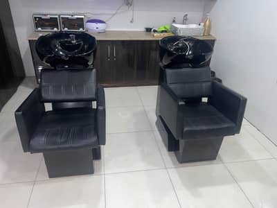 Hair washing units