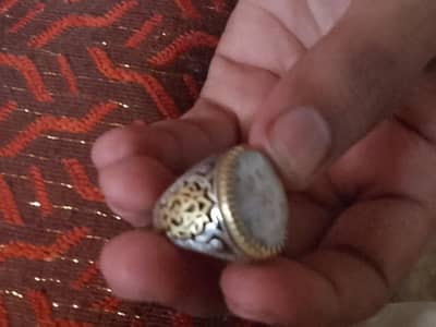 pure Turkish sliver Ring with pure stone
