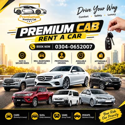 Rent a Car/Car Rental/Self Drive Rent a Car Without Driver/Luxury Car