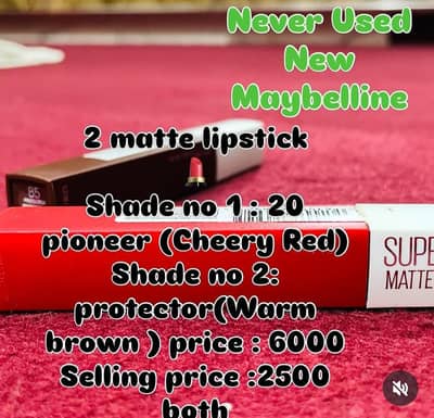 2 piece Matte lipstick