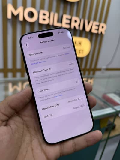 Apple iPhone 16 Pro 256GB 100% BH 29cycle Count