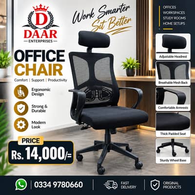 Computer Chairs/Revolving chairs - Office Chair for sale in karachi