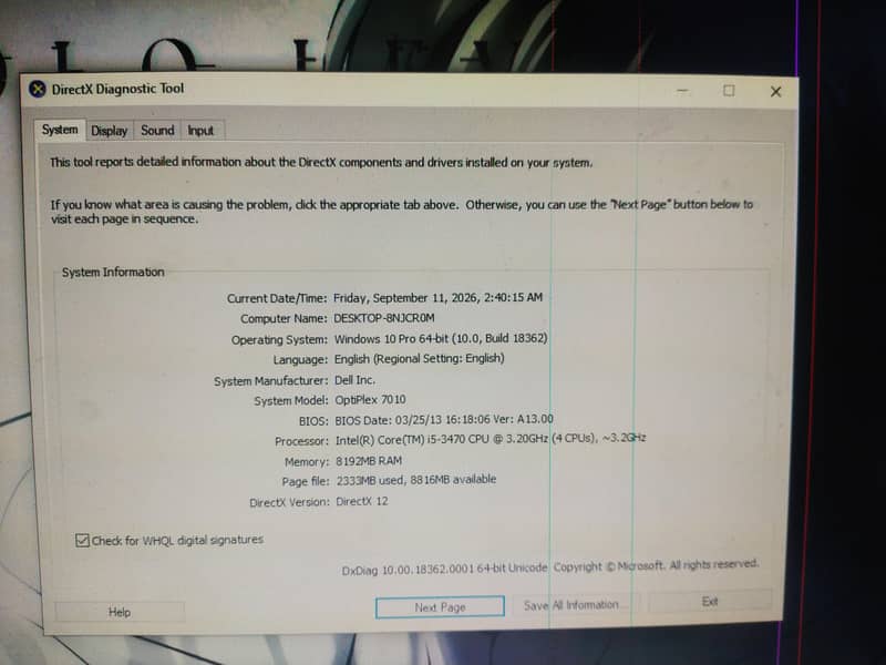 dell optiplex 7010 5