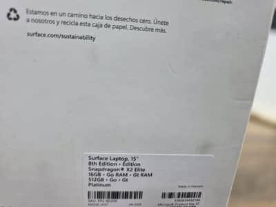 Microsoft Surface Laptop 8th ED. 15" / OLED / X2 Elite (16GB/512) OLED