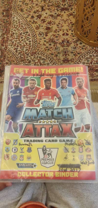 TOPPS MATCH ATTAX COLLECTOR BINDER 2016/2017