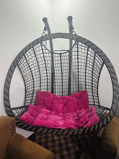02 person Swing Chair Jhola For Sale like brand new