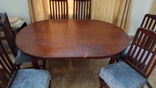 Dining table for sale 6 seater