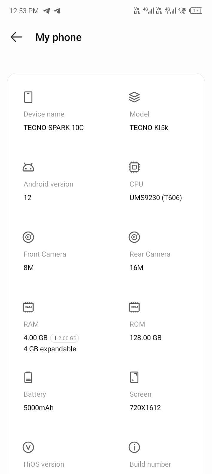 Tecno Spark 10C 0
