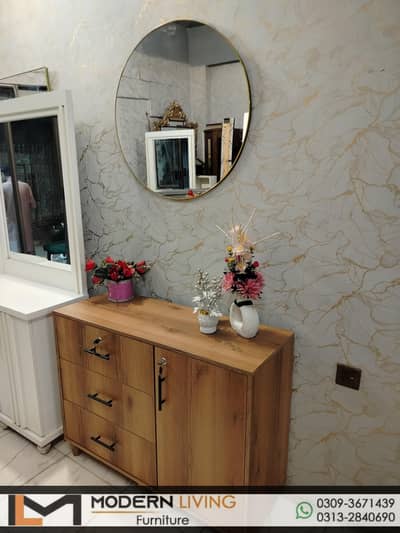 Dressing Table 4 Storage Drawers With Mirror Best Quality
