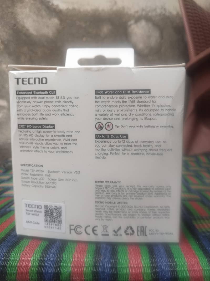 Tecno watch 3 active 4