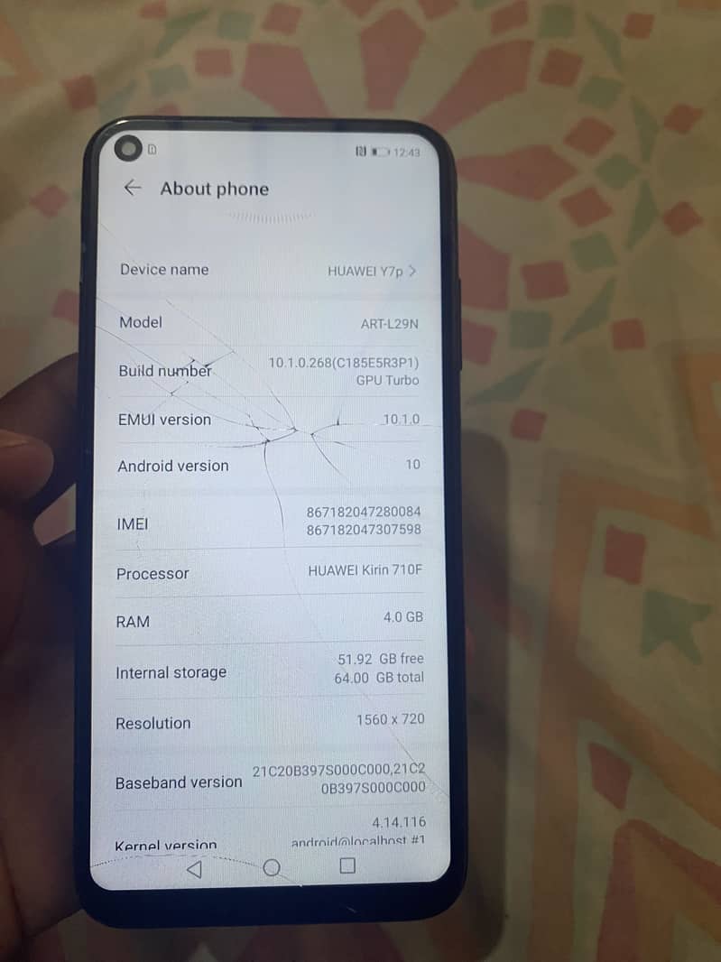 Huawei Y7p 5