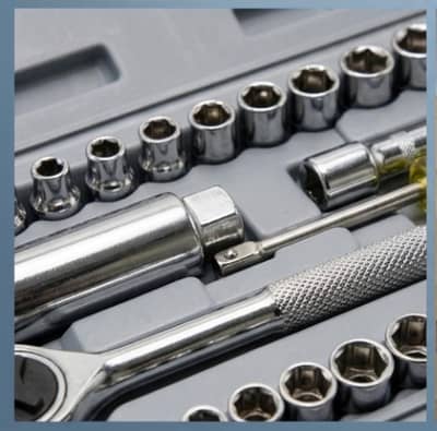 40-Piece Professional Socket Wrench Tool Kit Set