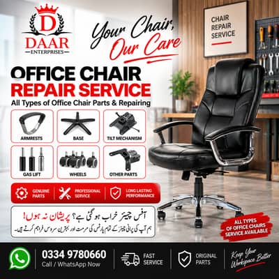 Expert Chair Repair in Karachi | Revolving chair repairing