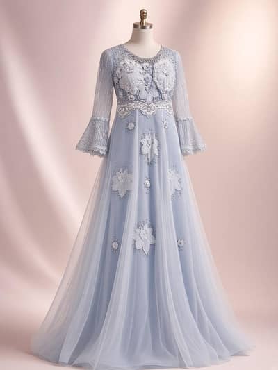 Elegant Embroidered Formal Dress – Premium Quality