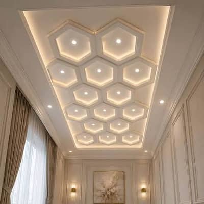 gypsum dry wall and gypsum ceiling