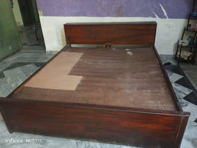 Wooden Double Bed