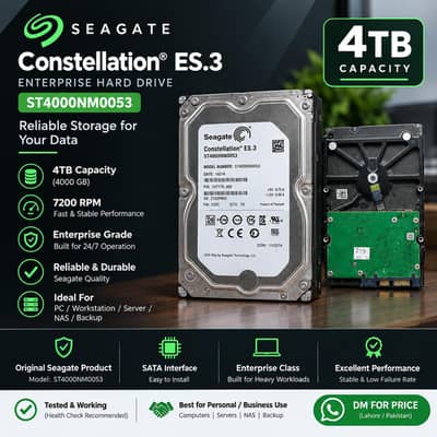 Seagate 4TB Enterprise HDD