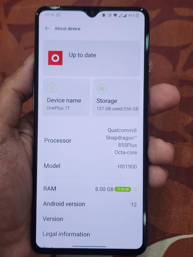 One Plus 7T 6
