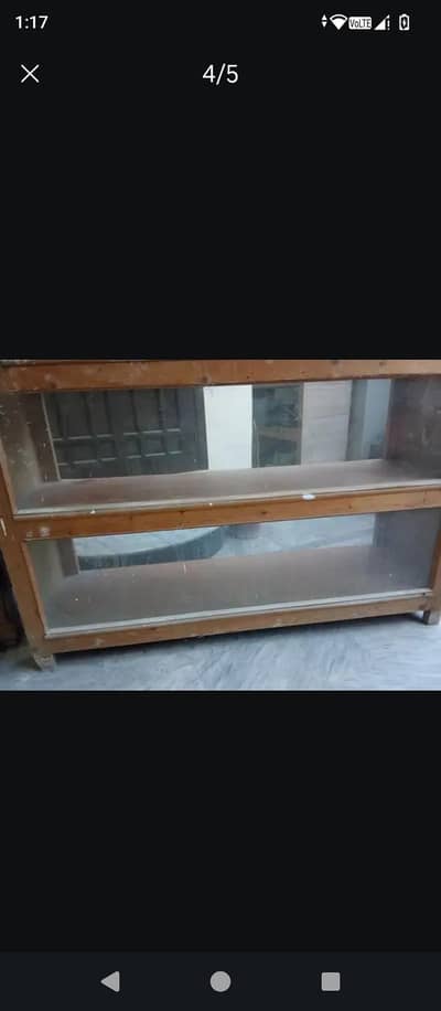 Wooden counter tables