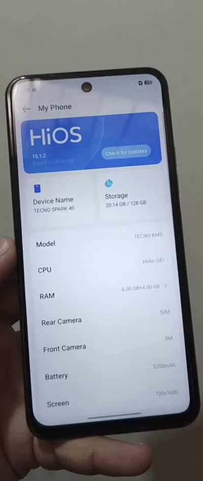 Tecno spark 40