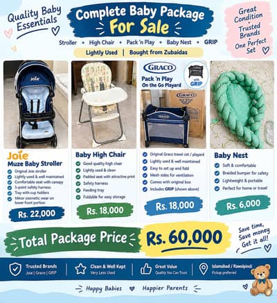 baby high chair bought from zubaidas
