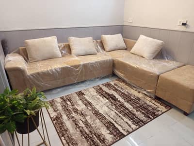 Brand new L shaped sofa