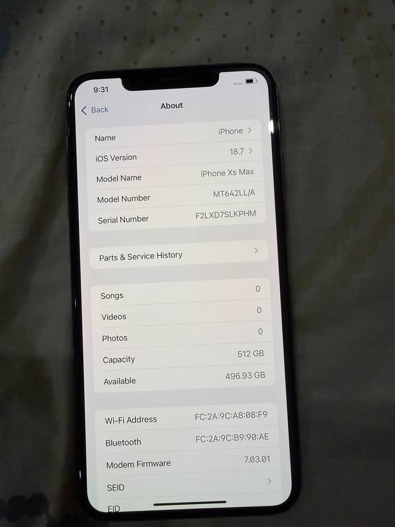 Apple iPhone XS Max 5