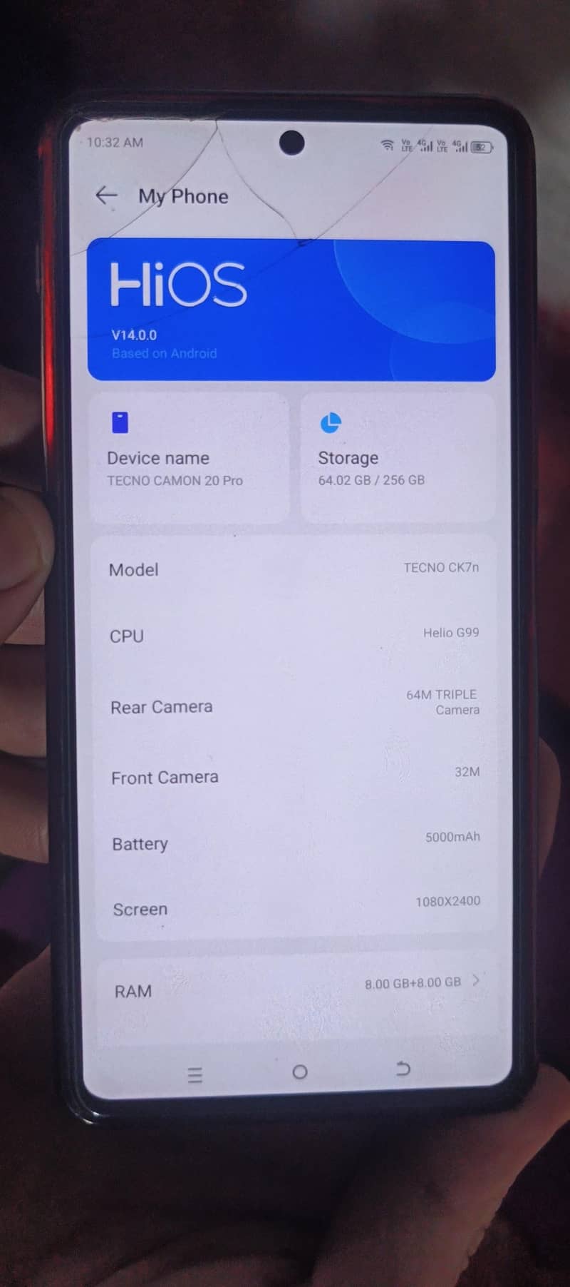 Tecno CAMON 20 Pro 0